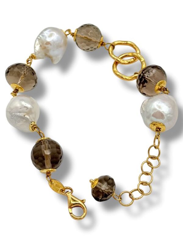 Bracciale argento e perle Alessia