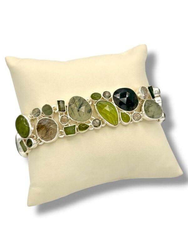 Bracciale argento e pietre dure Nature