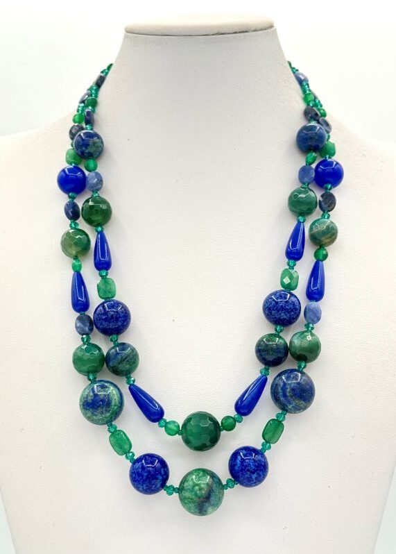 Collana in pietra Esmeralda