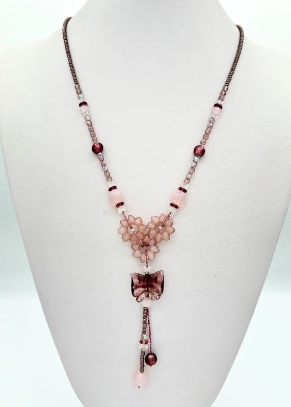Collana con ciuffo Butterfly