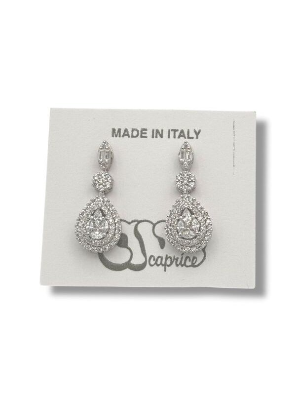 Orecchini argento donna elegante