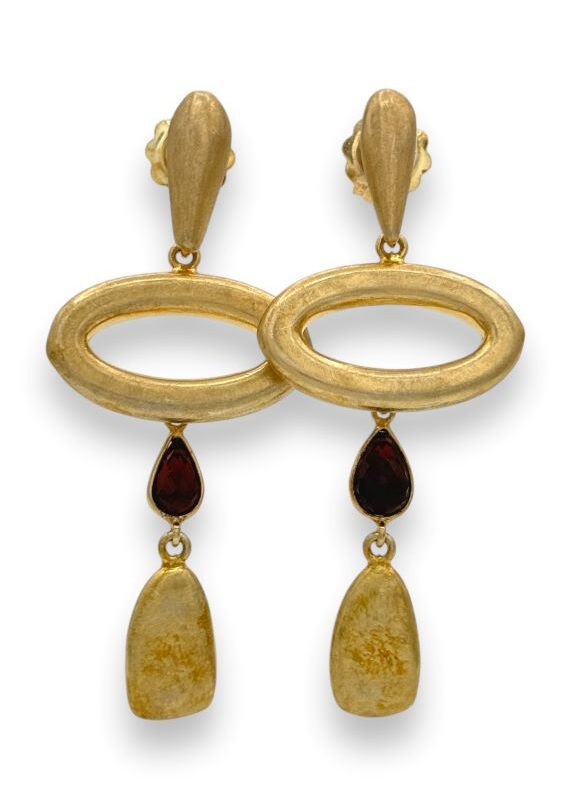 Orecchini in argento dorato Matilde