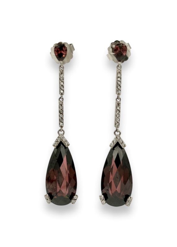 Orecchini in argento pendenti Rebecca