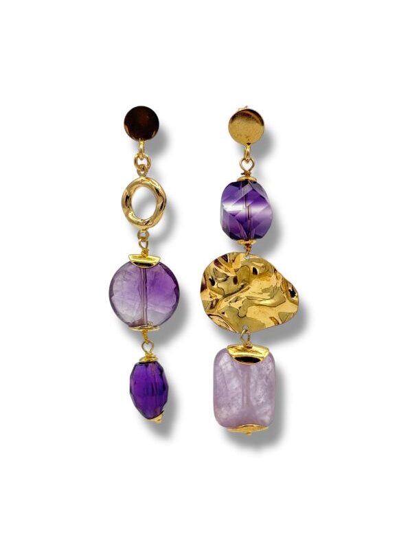 Orecchini pendenti argento donna Violetta