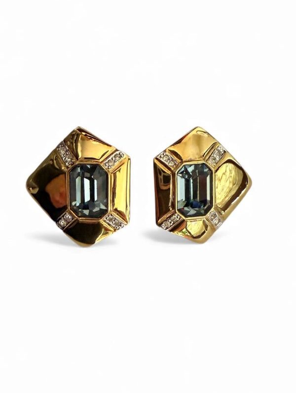 Orecchino clip moda placcato oro Marine
