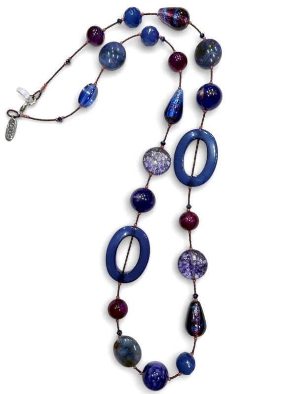 Collana lunga donna alla moda Violetta