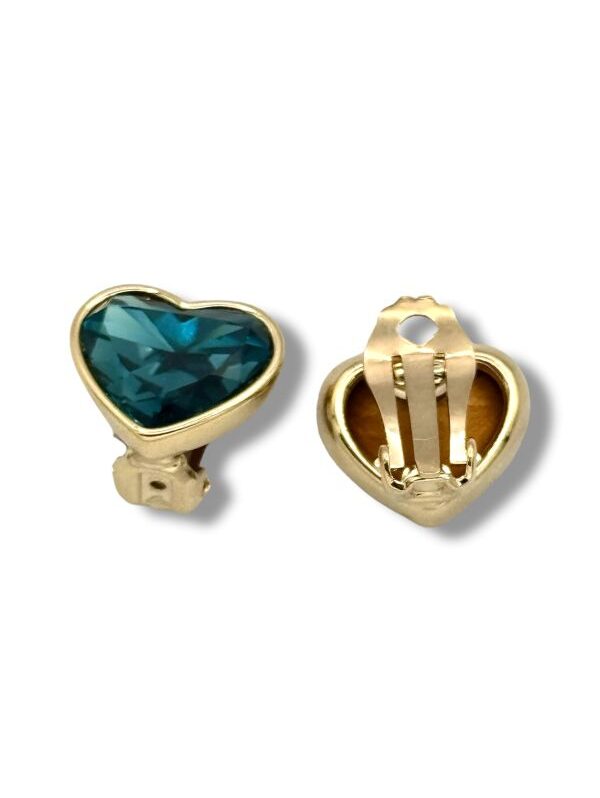 Orecchini a clip donna forma cuore