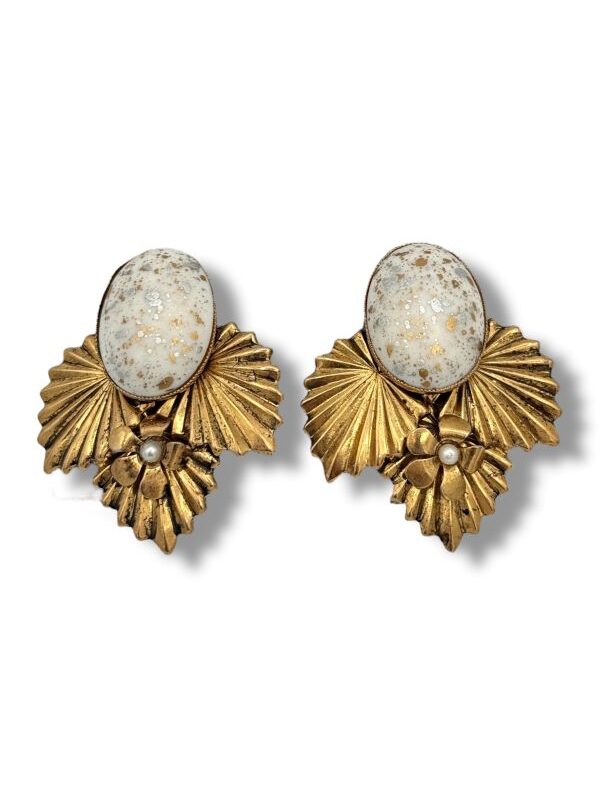 Orecchini clips donna stile vintage Maria