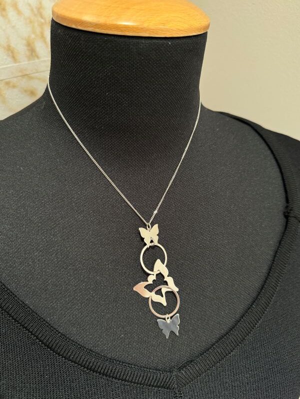 Collana argento 925 Farfalle