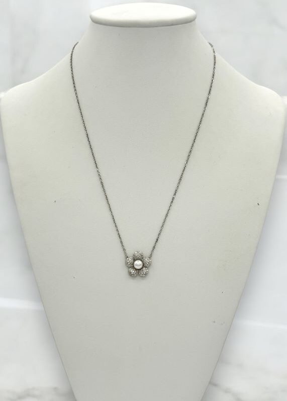 Collana argento con fiorellino