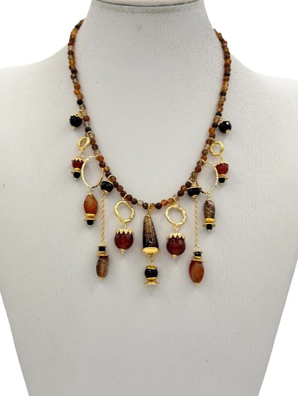 Collana donna con ciondolini Rebecca