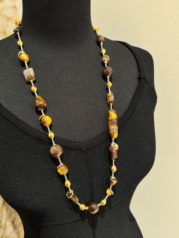 Collana artigianale pietre naturali Maria
