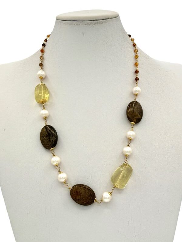 Collana pietre dure Terra