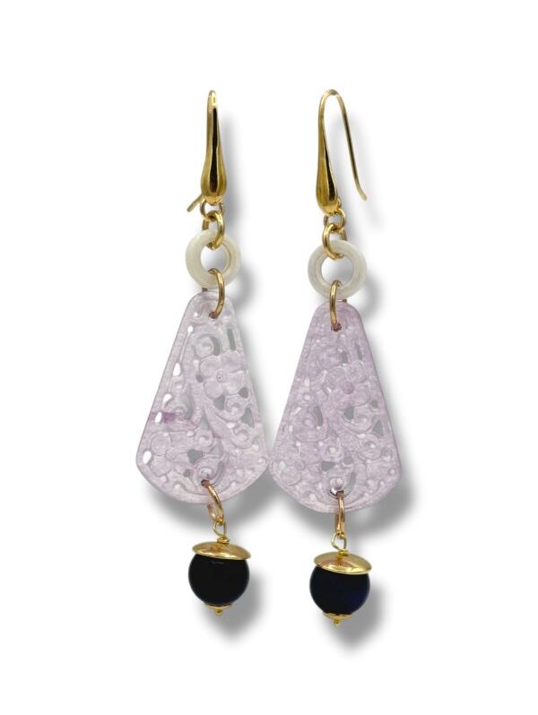 Orecchini argento e pietre dure Armonia